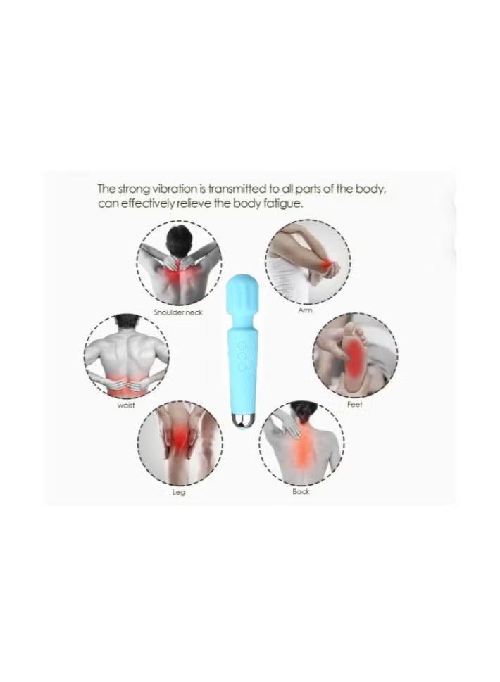 MOMAYNA Rechargeable Handheld Body Massager – Cordless Muscle Relaxation Massager for Neck, Back, Shoulders & Legs - Image 4
